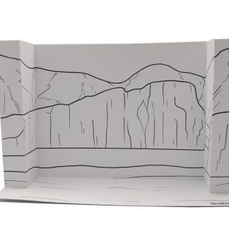 ICESCAPE HABITAT - 3D DIORAMA (B/W)