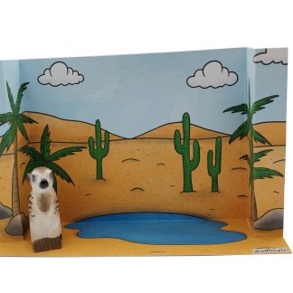 DESERT HABITAT - 3D DIORAMA (COLOUR)