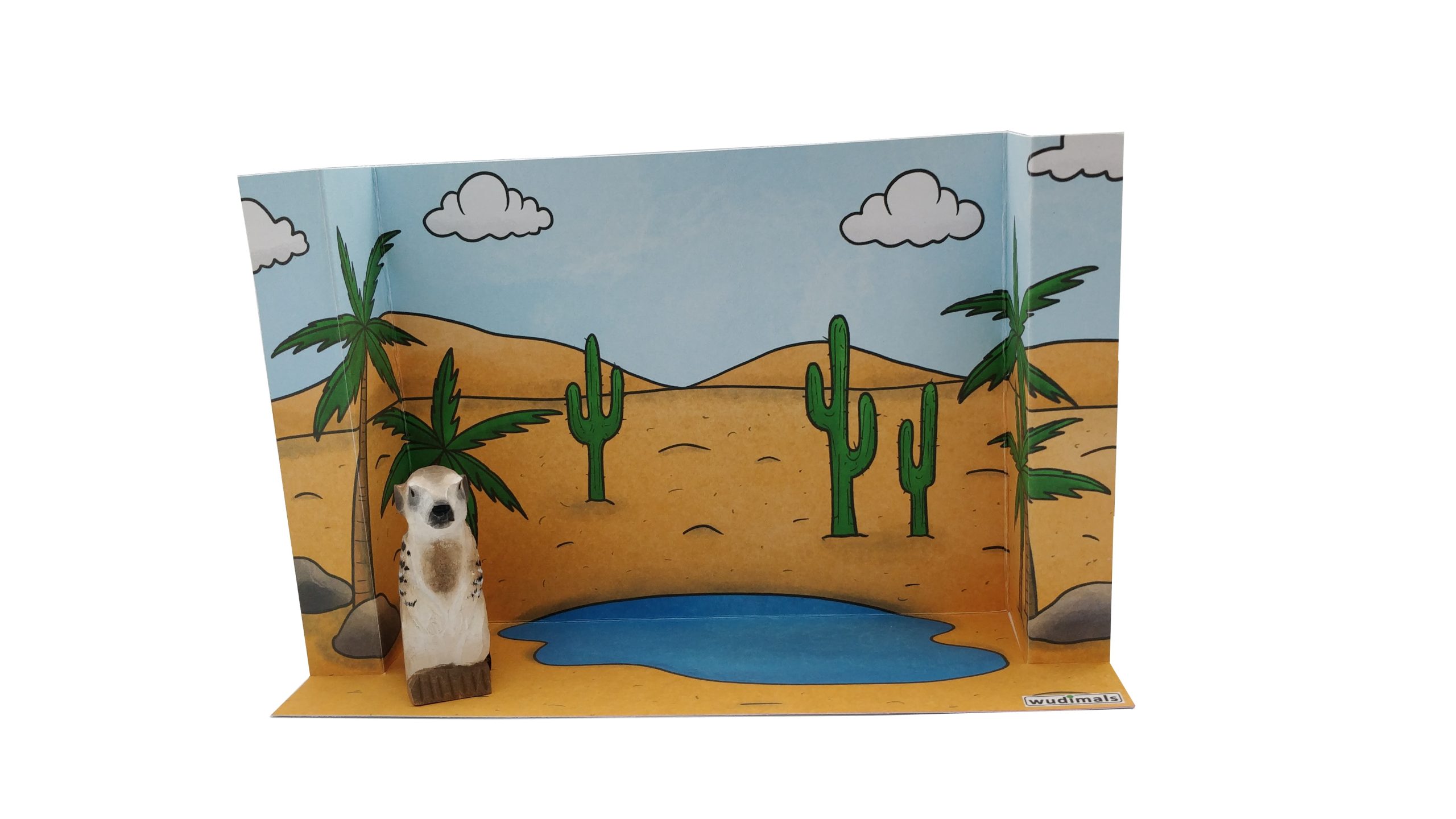 DESERT HABITAT - 3D DIORAMA (COLOUR)