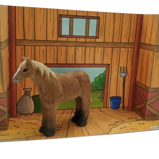 BARN HABITAT - 3D DIORAMA (COLOUR)