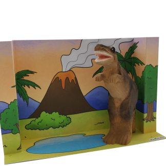 PREHISTORIC HABITAT - 3D DIORAMA (COLOUR)