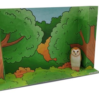 TREETOPS HABITAT - 3D DIORAMA (COLOUR)