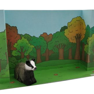 FOREST & FIELD HABITAT - 3D DIORAMA (COLOUR)