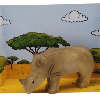 SAVANNAH HABITAT - 3D DIORAMA (COLOUR)